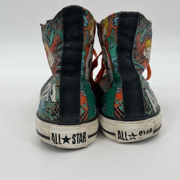 Aquaman Converse Shoes DC Comics Sneakers Chuck Taylor Size Men’s 9 - Picture 4 of 9